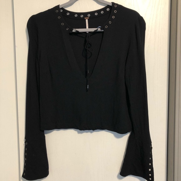 Free People Jump To The Beat Blouse XS - Picture 5 of 10